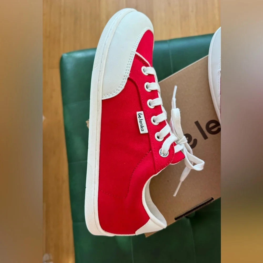New barefoot Be Lenka Women's Red Sneakers, size eu 40, us 9, unisex - Picture 10 of 11